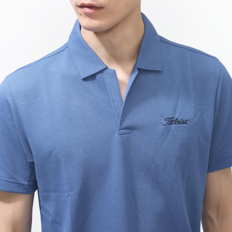 Titleist（タイトリスト） ゴルフウェア 半袖シャツ 春 夏 麻混カノコ
