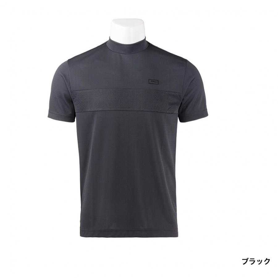 【新品】タイトリスト メルセデスベンツ モックネック シャツ グレー 【M】 Titleist（タイトリスト） ゴルフウェア 半袖シャツ 春 夏 メッシュ