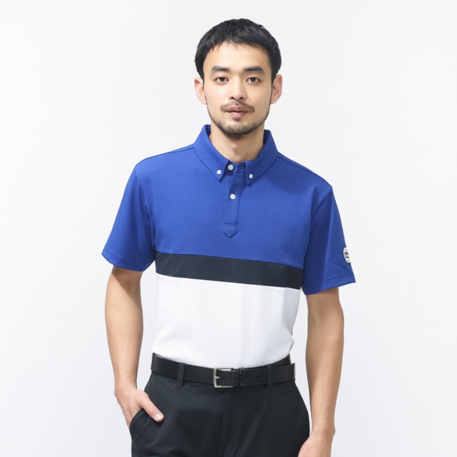 美品 タイトリスト メンズ ゴルフ ポロシャツ L ブルー 半袖 Titleist（タイトリスト） ゴルフウェア 半袖シャツ 春 夏 ボード