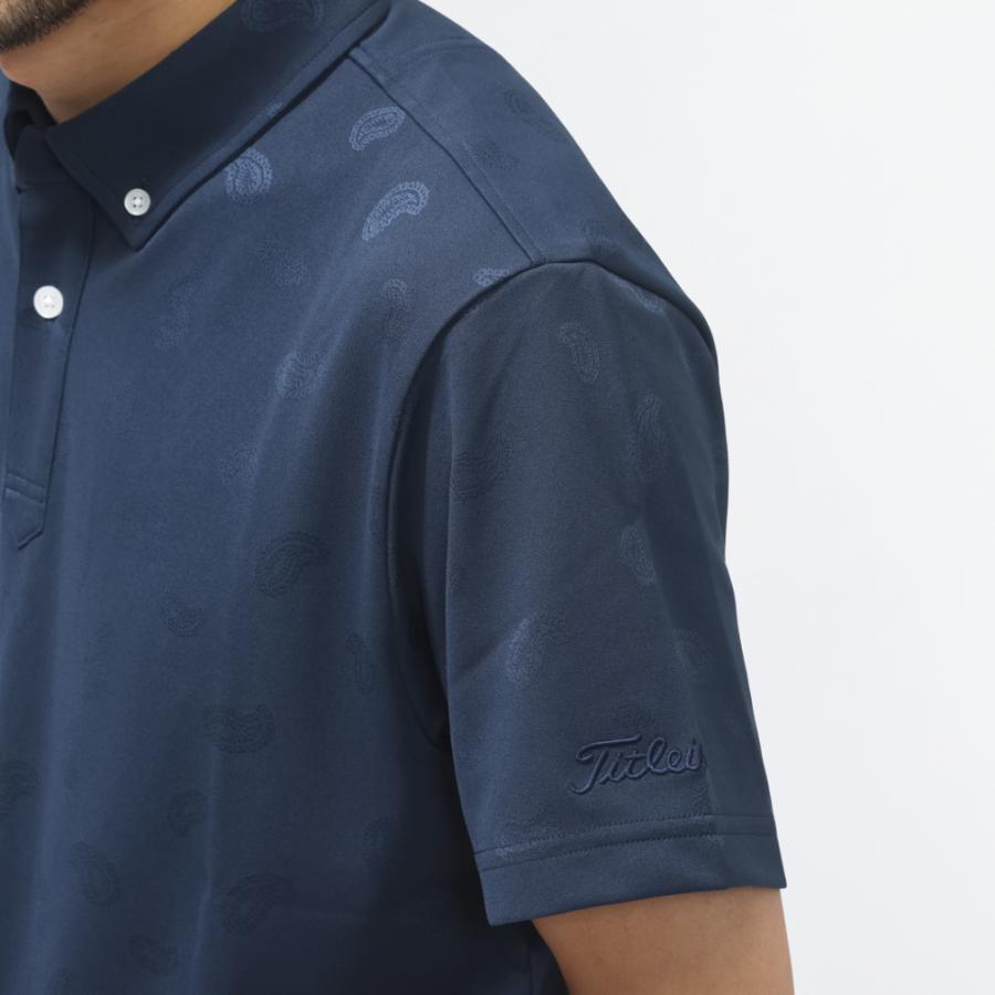 Titleist（タイトリスト） ゴルフウェア 半袖シャツ 春 夏 ペイズリー