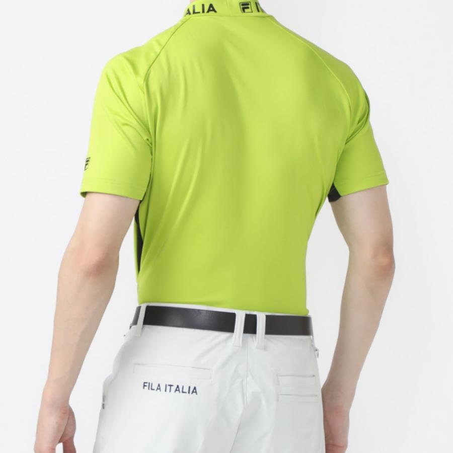 FILA（フィラ） ゴルフウェア 半袖シャツ 春 夏 モックネック半袖
