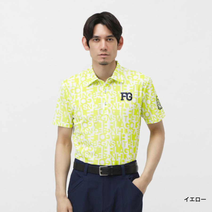 FILA（フィラ） ゴルフウェア 半袖シャツ 春 夏 タイポ系PT半袖シャツ