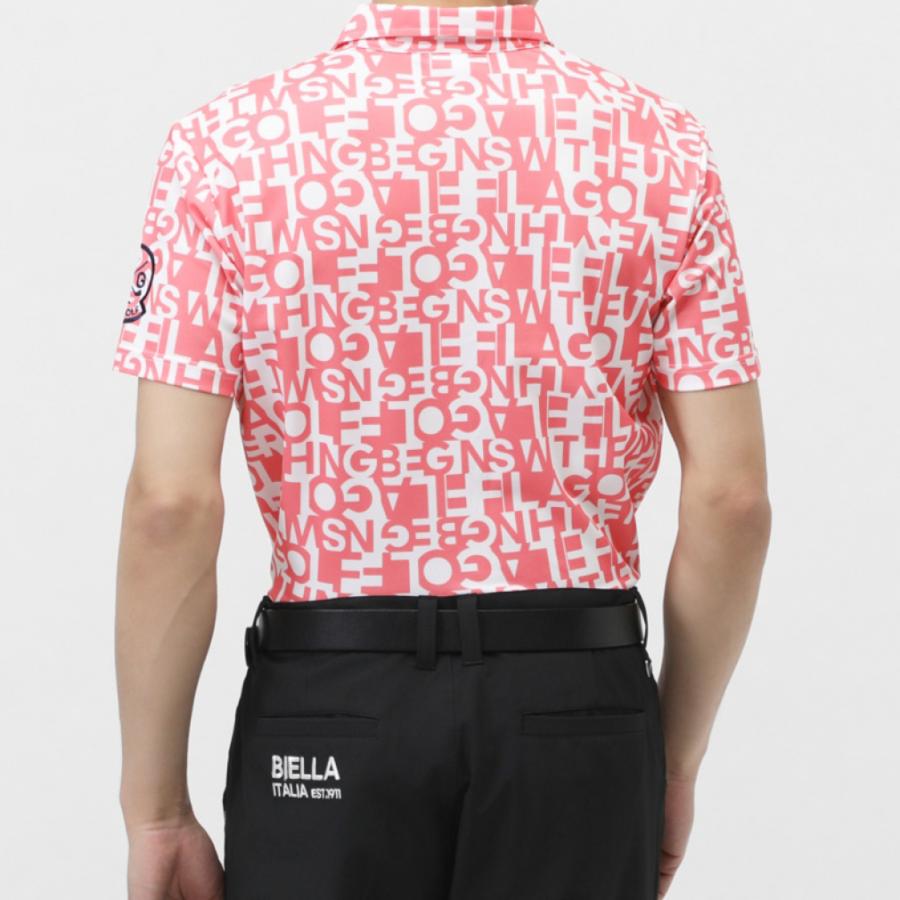 FILA（フィラ） ゴルフウェア 半袖シャツ 春 夏 タイポ系PT半袖シャツ