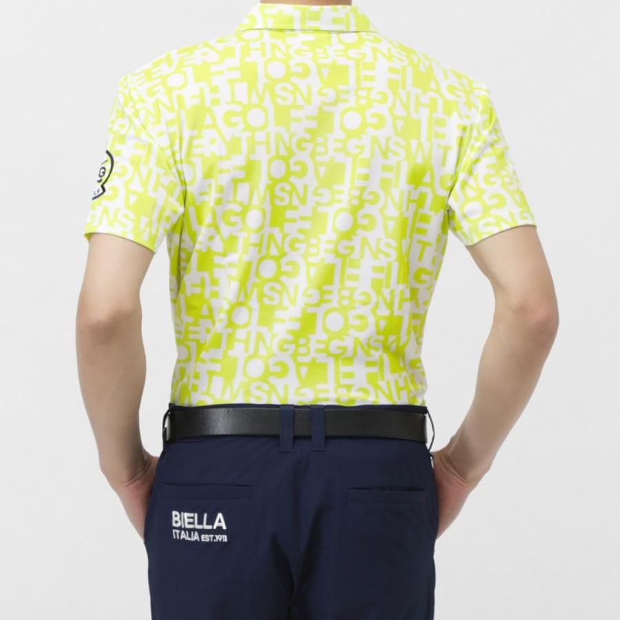 FILA（フィラ） ゴルフウェア 半袖シャツ 春 夏 タイポ系PT半袖シャツ