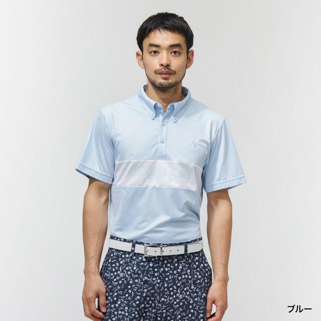 adidas（アディダス） ゴルフウェア 半袖シャツ 春 夏 カラーブロック