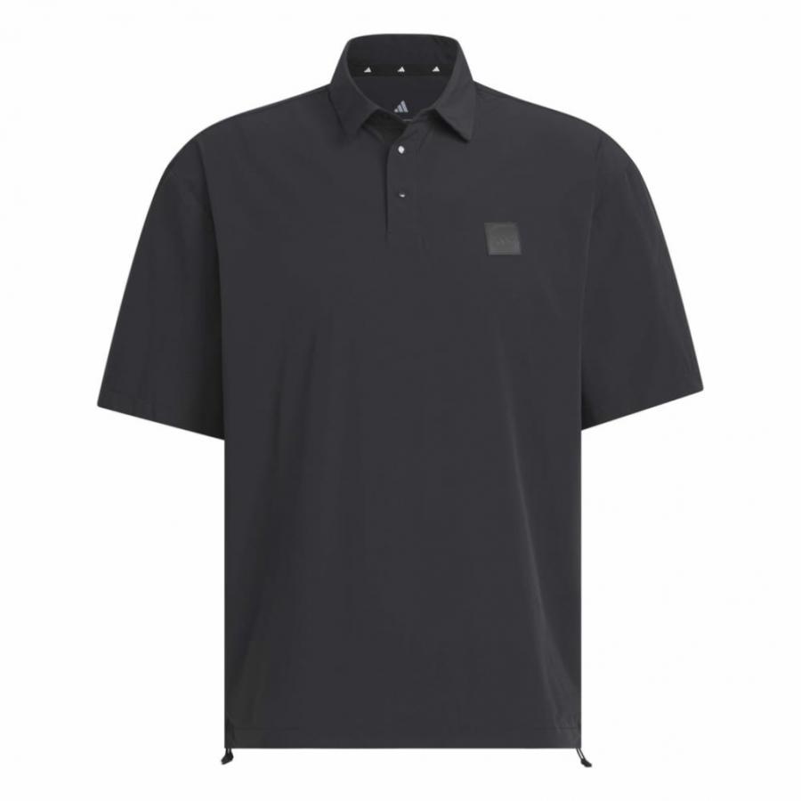 半袖ポロシャツ　ブラック　新品タグ付　サイズSですがM相当　メンズ　春夏　ゴルフ adidas（アディダス） ゴルフウェア 半袖シャツ 春 夏 接触冷感 撥水
