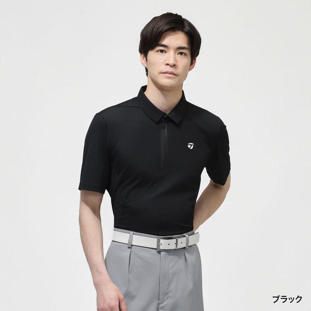 ［超美品］TaylorMade ポロシャツ ブラック Lサイズ TaylorMade（テーラーメイド） ゴルフウェア 半袖シャツ 春 夏 TP S/S