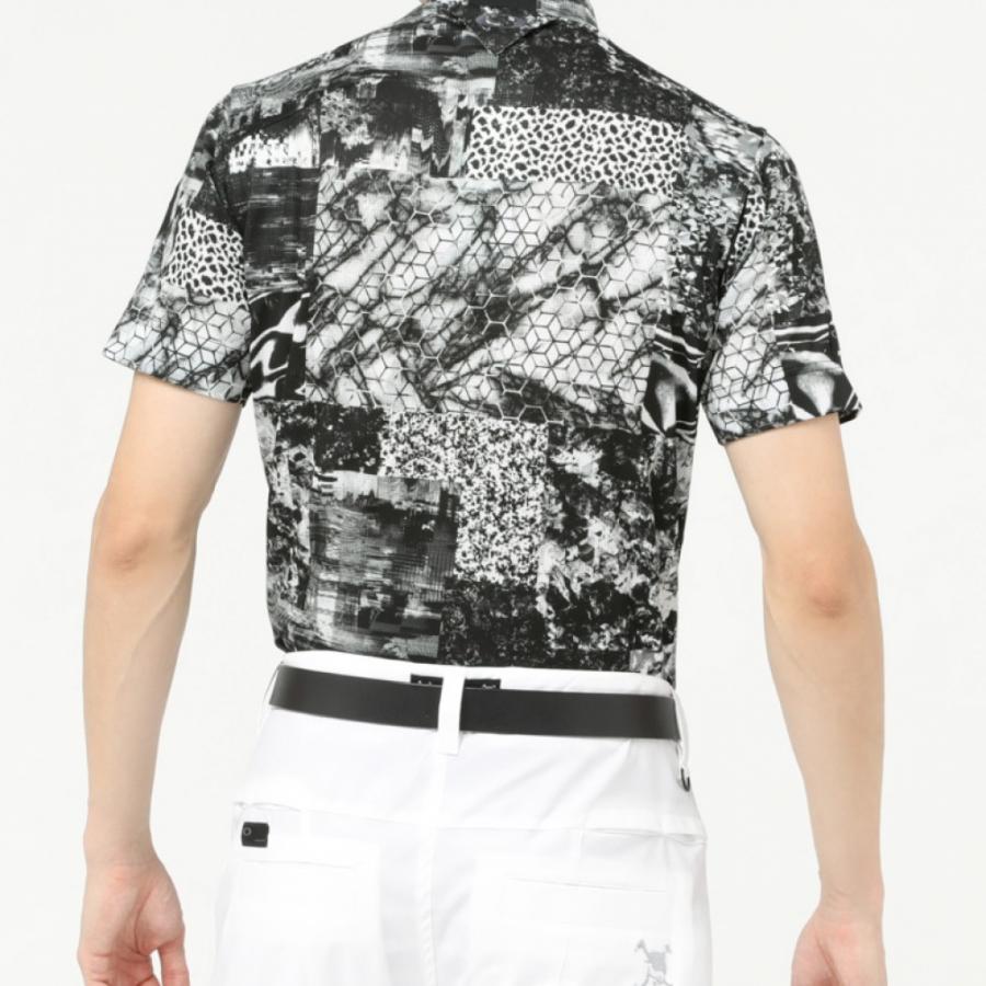 オークリー ゴルフウェア 半袖シャツ 春 夏 SKULL ICY BREATH DIGITAL MOCK SHIRT 439464JP 接触冷感機能の高通気素材 メンズ OAKLEY｜alpen-group｜06