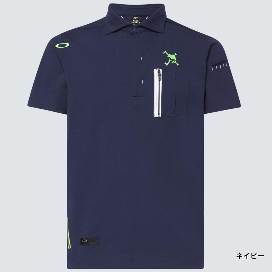 オークリー ゴルフウェア 半袖シャツ 春 夏 SKULL REVOLVE 3D POCKET  