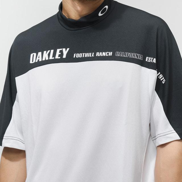 美品　OAKLEY オークリー　ゴルフ　シャツウェア　ブラックホワイト　XL OAKLEY（オークリー） ゴルフウェア 半袖シャツ 春 夏 LASTING COOL
