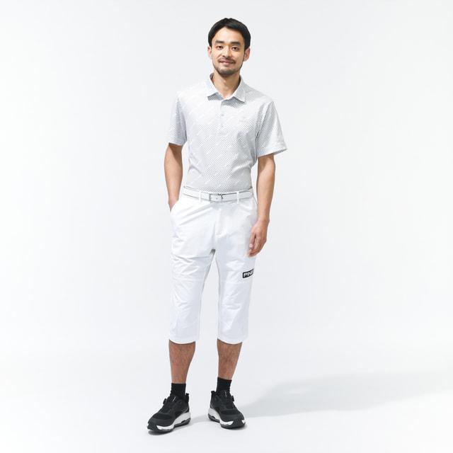 PING（ピン） ゴルフウェア 半袖シャツ 春 夏 ホールメッシュ総柄半袖