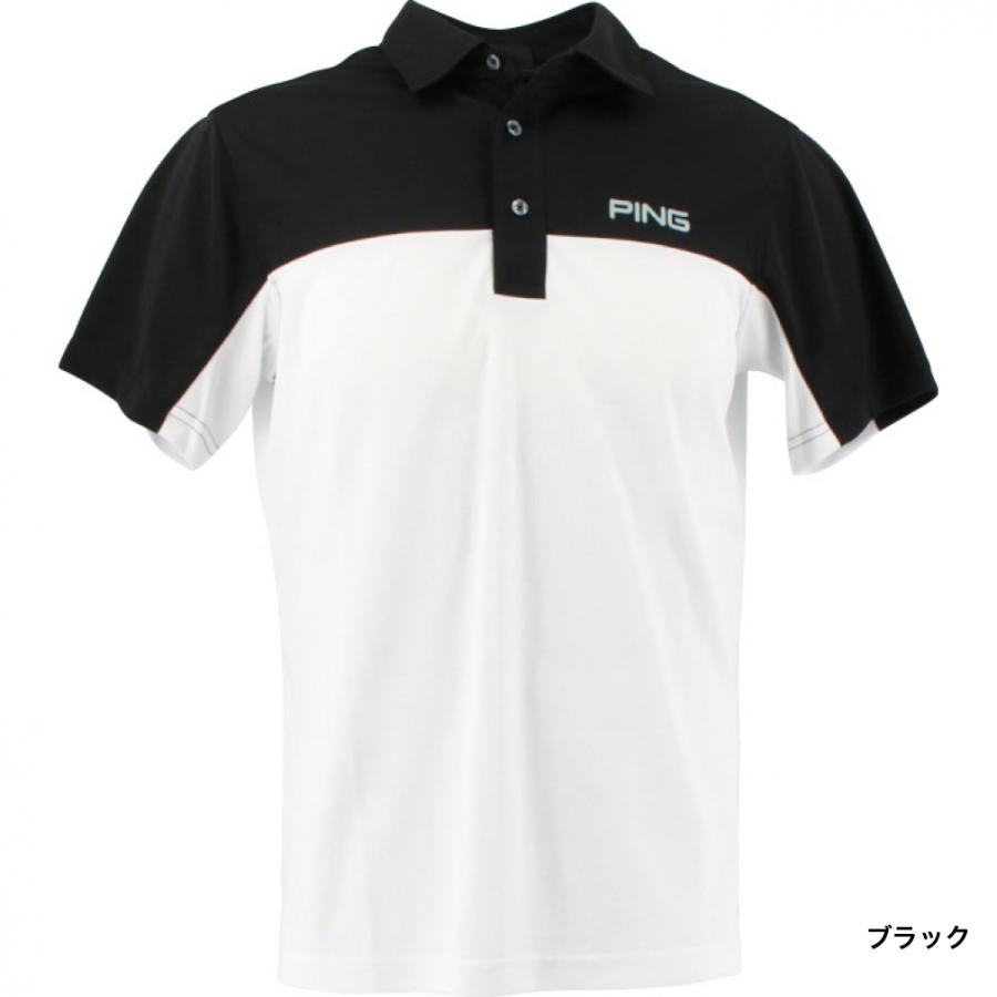 PING（ピン） ゴルフウェア 半袖シャツ 春 夏 PEハニカムメッシュ半袖