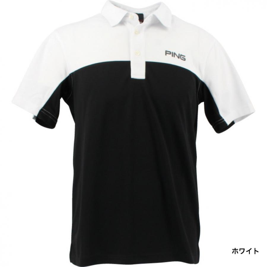 PING（ピン） ゴルフウェア 半袖シャツ 春 夏 PEハニカムメッシュ半袖