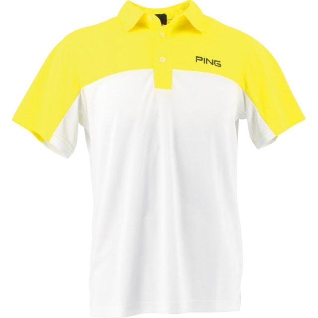 PING（ピン） ゴルフウェア 半袖シャツ 春 夏 PEハニカムメッシュ半袖