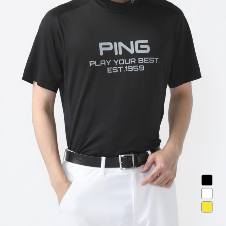 PING（ピン） ゴルフウェア 半袖シャツ 春 夏 テラカノコハイネック