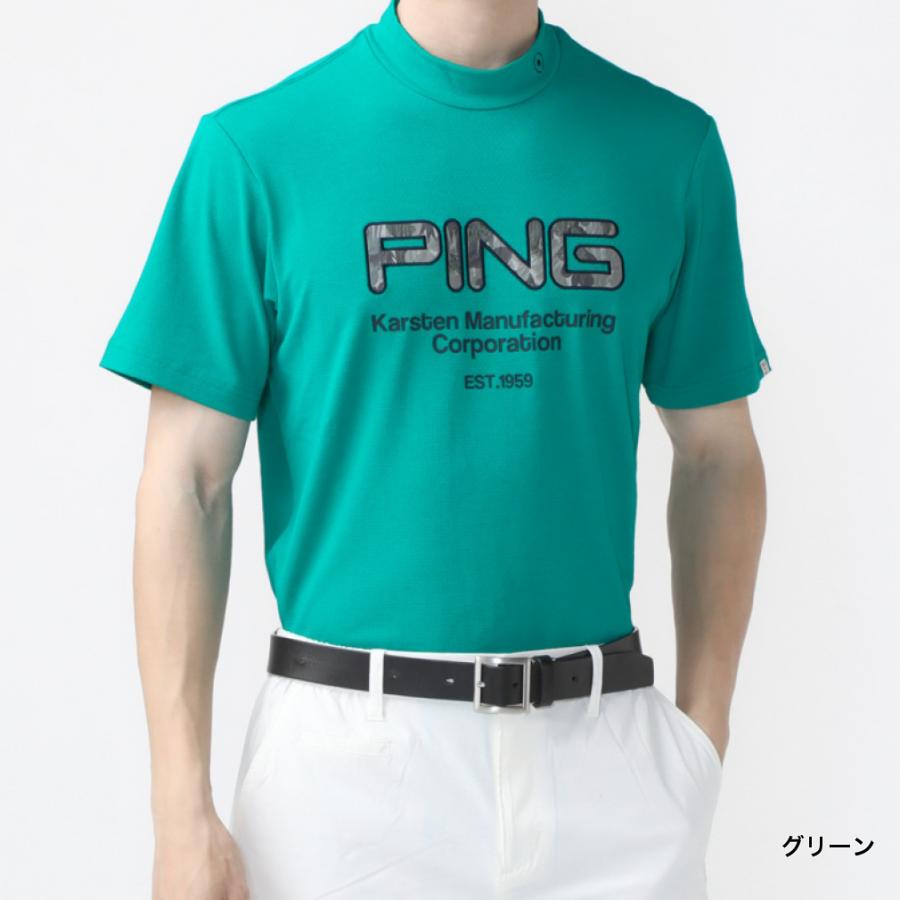 PING（ピン） ゴルフウェア 半袖シャツ 春 夏 ドライミックス
