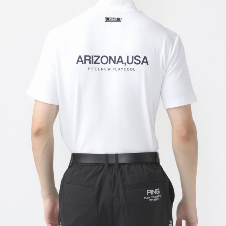 PING ピン ゴルフウェア 半袖シャツ 春 夏 ドライミックス