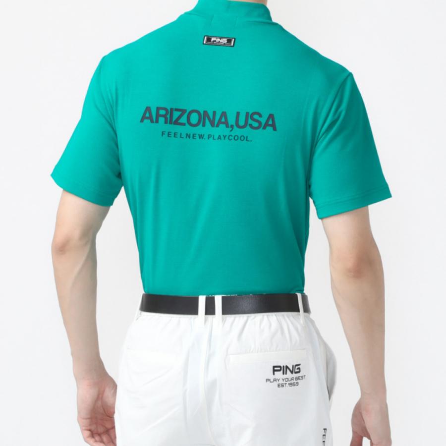 PING（ピン） ゴルフウェア 半袖シャツ 春 夏 ドライミックス