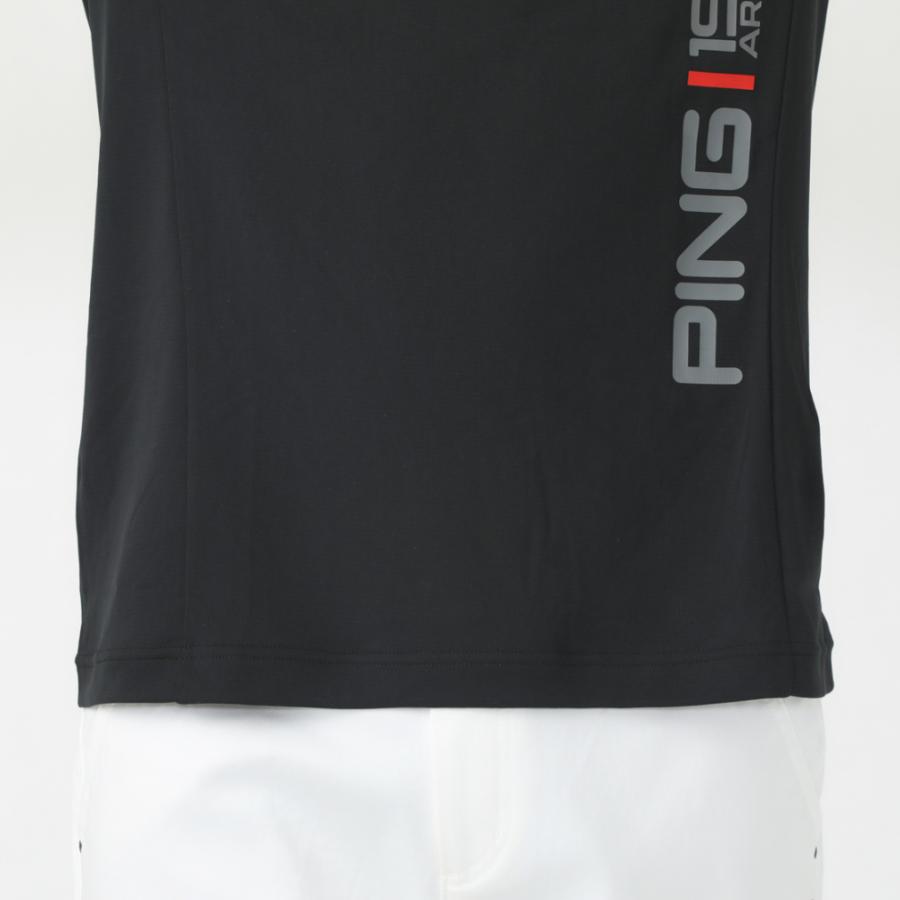PING（ピン） ゴルフウェア 半袖シャツ 春 夏 22SSポロシャツメッシュ