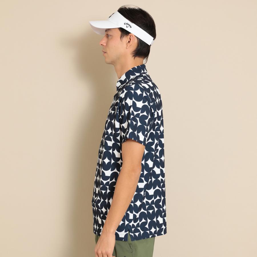 Callaway（キャロウェイ） ゴルフウェア 半袖シャツ 春 夏 幾何学