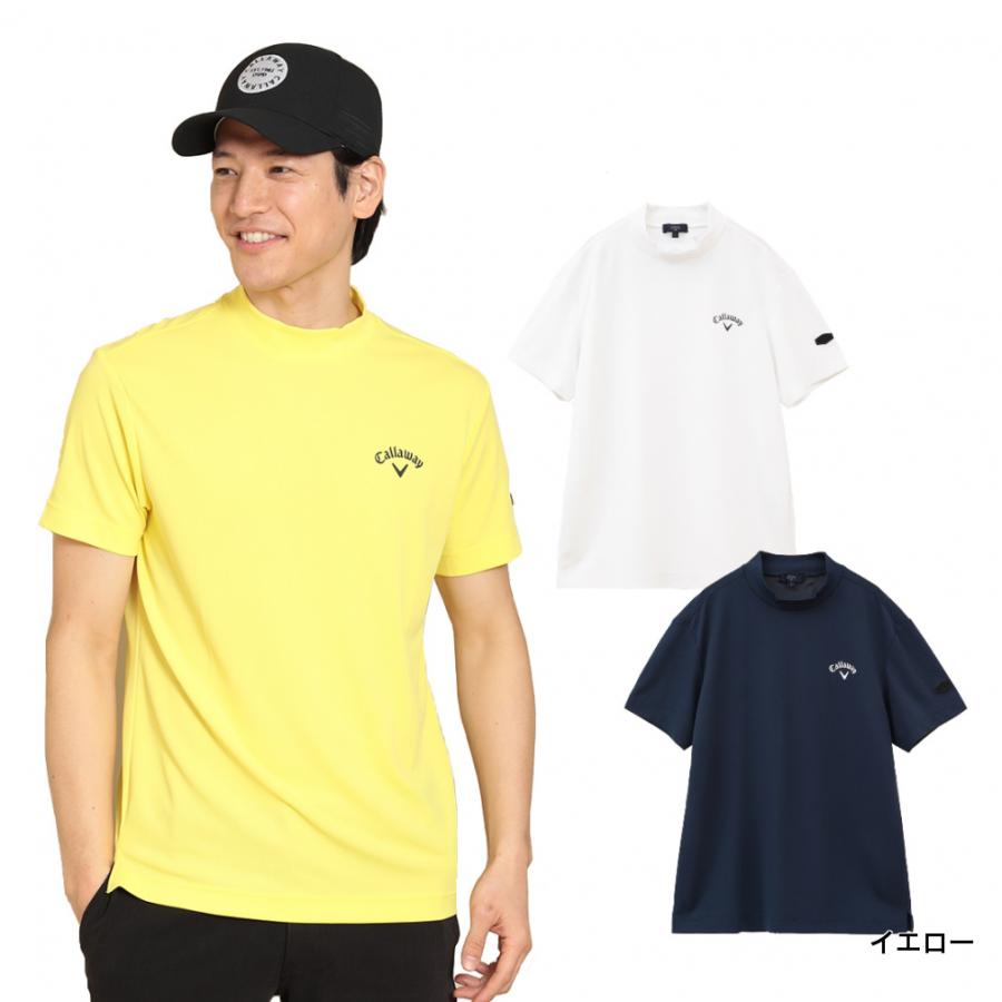 新品未使用 メルセデスベンツ Callaway モックネックシャツ ゴルフウェア Callaway キャロウェイ ゴルフウェア 半袖シャツ 春 夏 カノコ