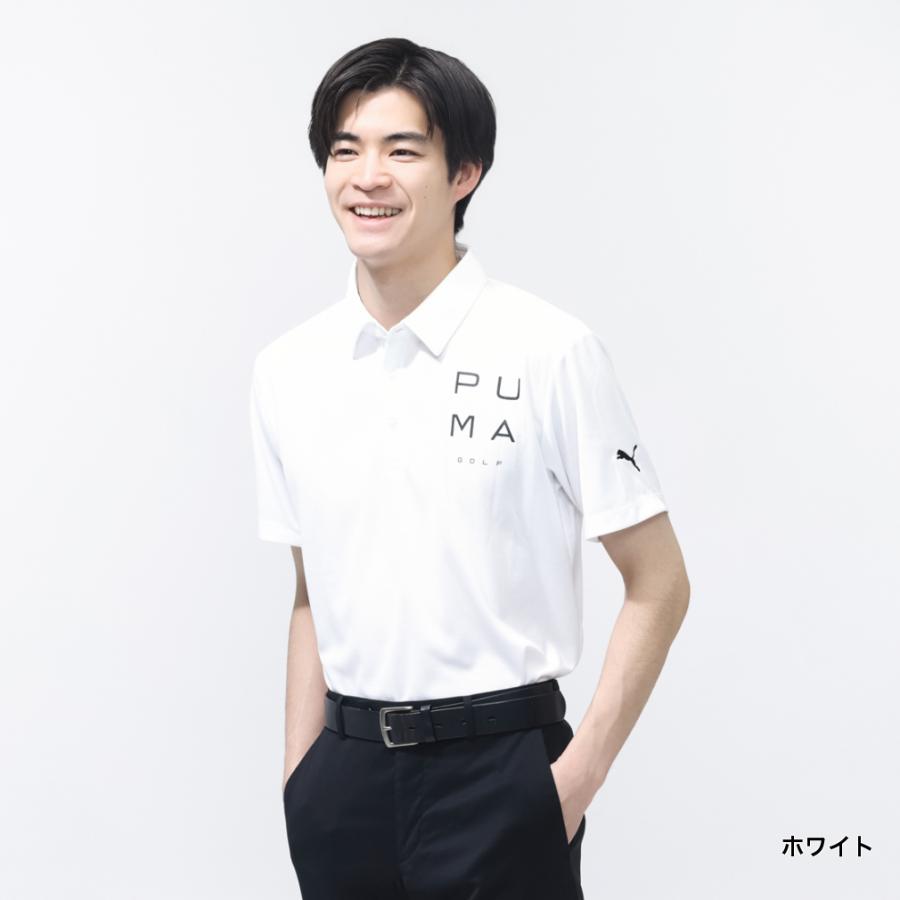 PUMA（プーマ） ゴルフウェア 半袖シャツ 秋 冬 PGロゴポロ 637847