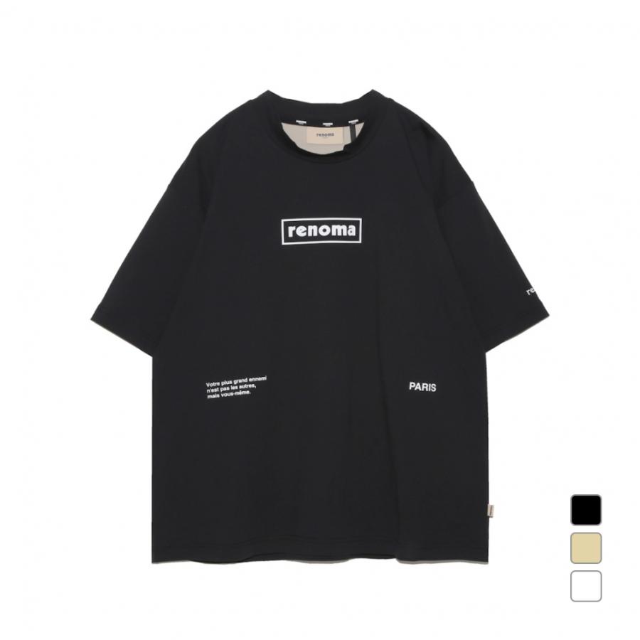 レノマ ゴルフウェア 半袖シャツ 春 夏 BACK SWITCHING CREW NECK T SS