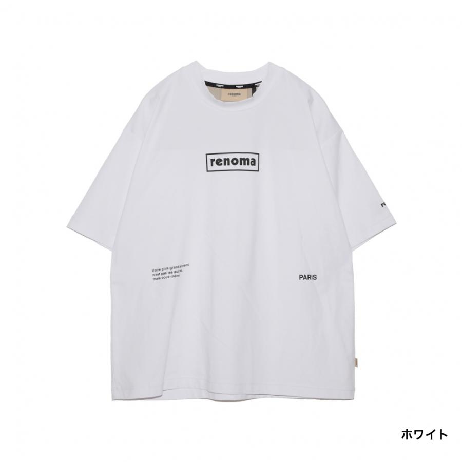 レノマ ゴルフウェア 半袖シャツ 春 夏 BACK SWITCHING CREW NECK T SS