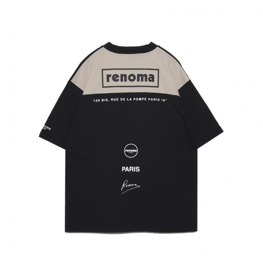 レノマ ゴルフウェア 半袖シャツ 春 夏 BACK SWITCHING CREW NECK T SS