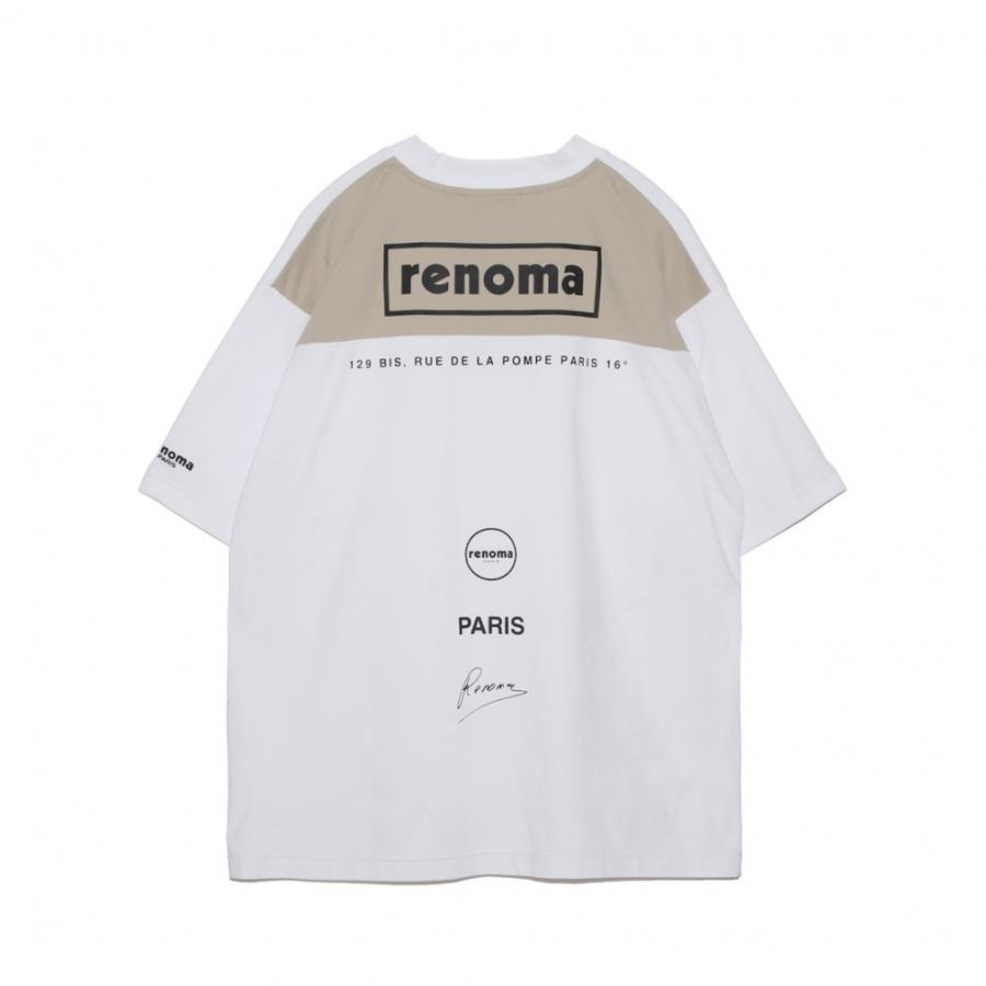 レノマ ゴルフウェア 半袖シャツ 春 夏 BACK SWITCHING CREW NECK T SS
