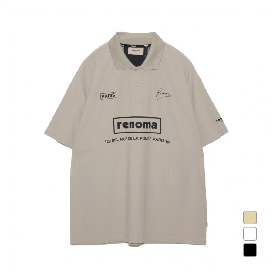 レノマ ゴルフウェア 半袖シャツ 春 夏 BACK SWITCHING POLO SHIRT SS