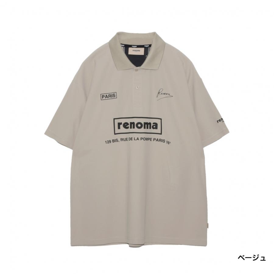 レノマ ゴルフウェア 半袖シャツ 春 夏 BACK SWITCHING POLO SHIRT SS