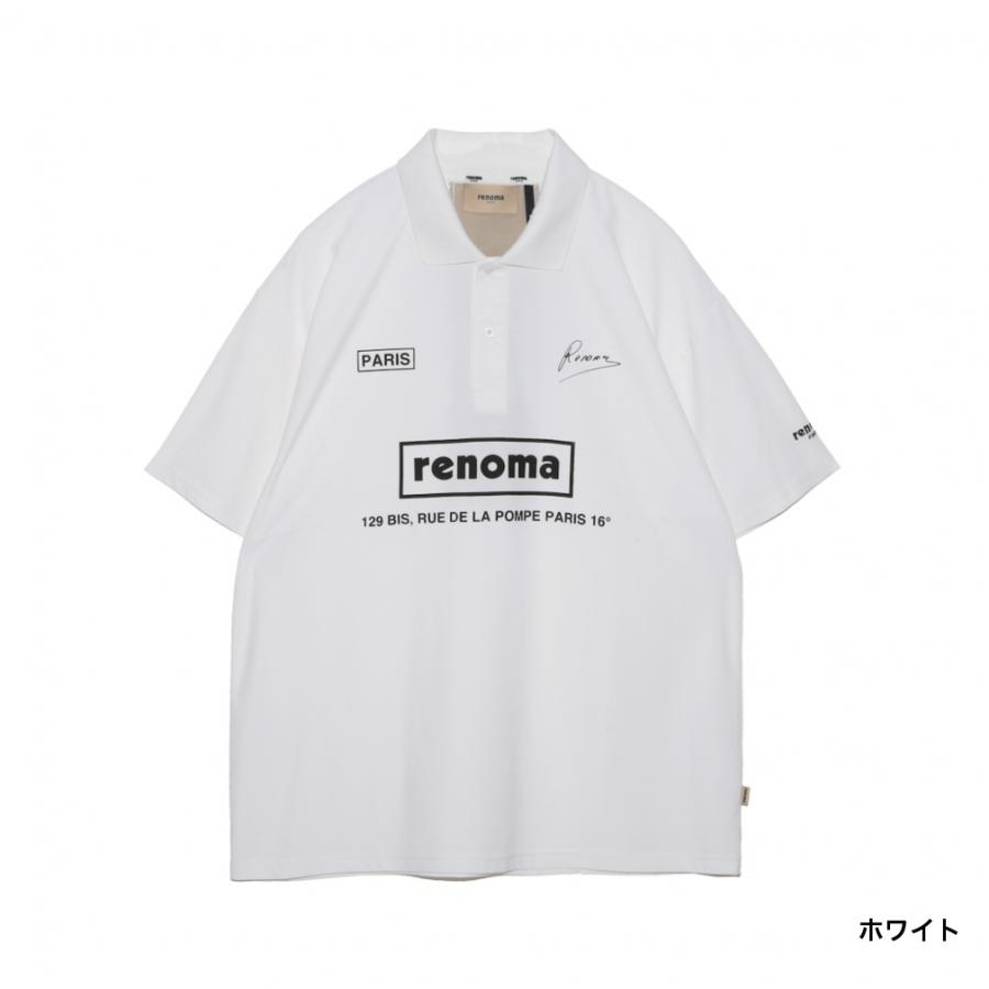 レノマ ゴルフウェア 半袖シャツ 春 夏 BACK SWITCHING POLO SHIRT SS