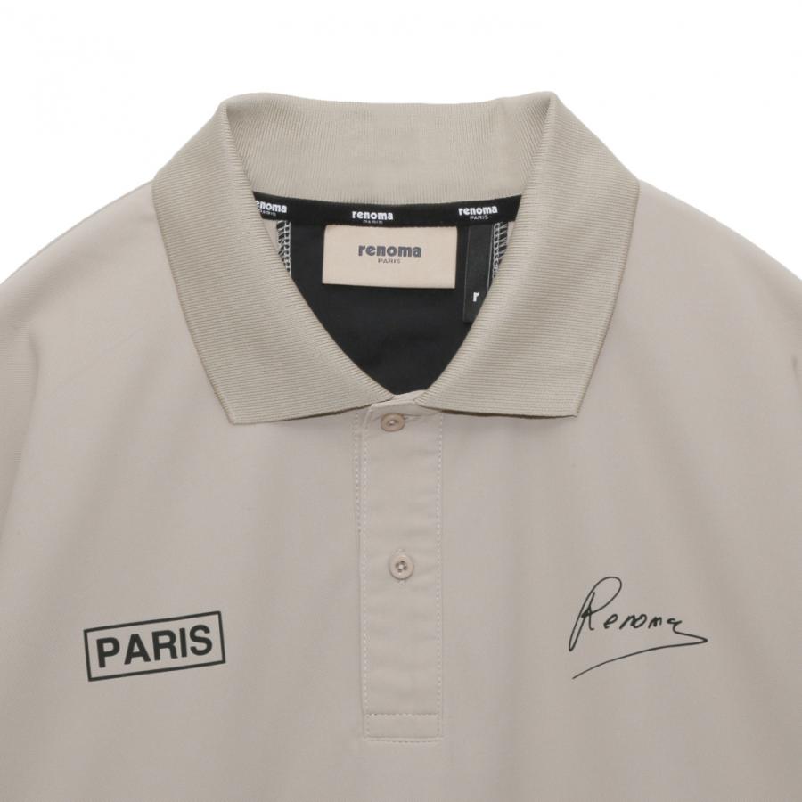 レノマ ゴルフウェア 半袖シャツ 春 夏 BACK SWITCHING POLO SHIRT SS