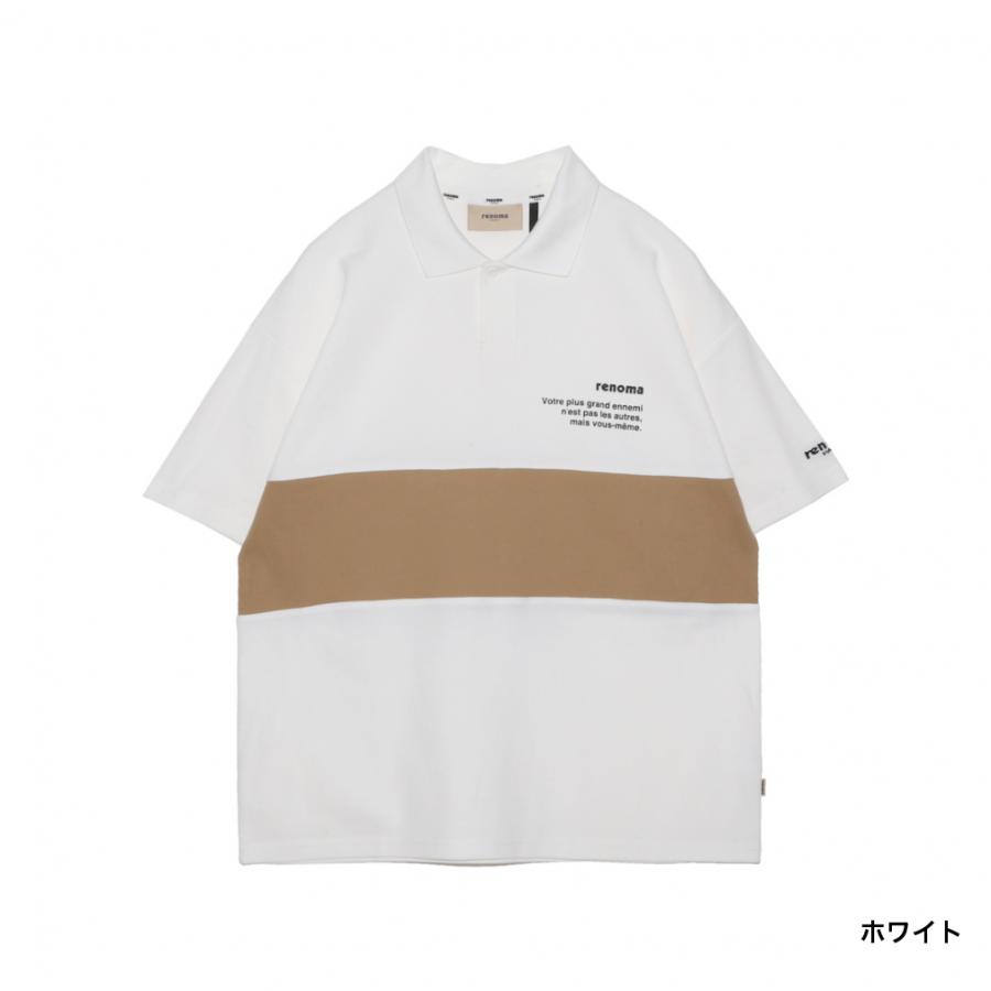 レノマ ゴルフウェア 半袖シャツ 春 夏 BIG LOGO POLO SHIRT SS RGBC