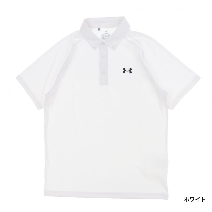 UNDER ARMOUR ゴルフシャツ ポロシャツ　L ホワイト　新品未使用 UNDER ARMOUR（アンダーアーマー） ゴルフウェア 半袖シャツ 春 夏 UA