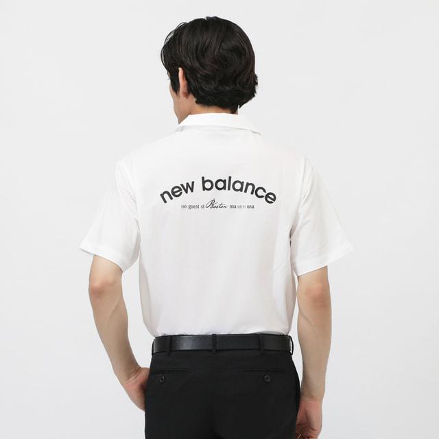 New Balance ゴルフウェア 半袖シャツ ホワイト　新品タグ付き New Balance（ニューバランス） ゴルフウェア 半袖シャツ 秋 冬 HALF