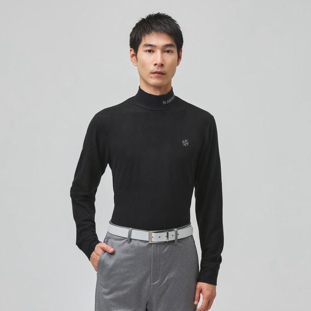 【美品】【LL】St ANDREWS ゴルフウェア メンズ St ANDREWS セントアンドリュース ゴルフウェア 長袖シャツ 秋 冬