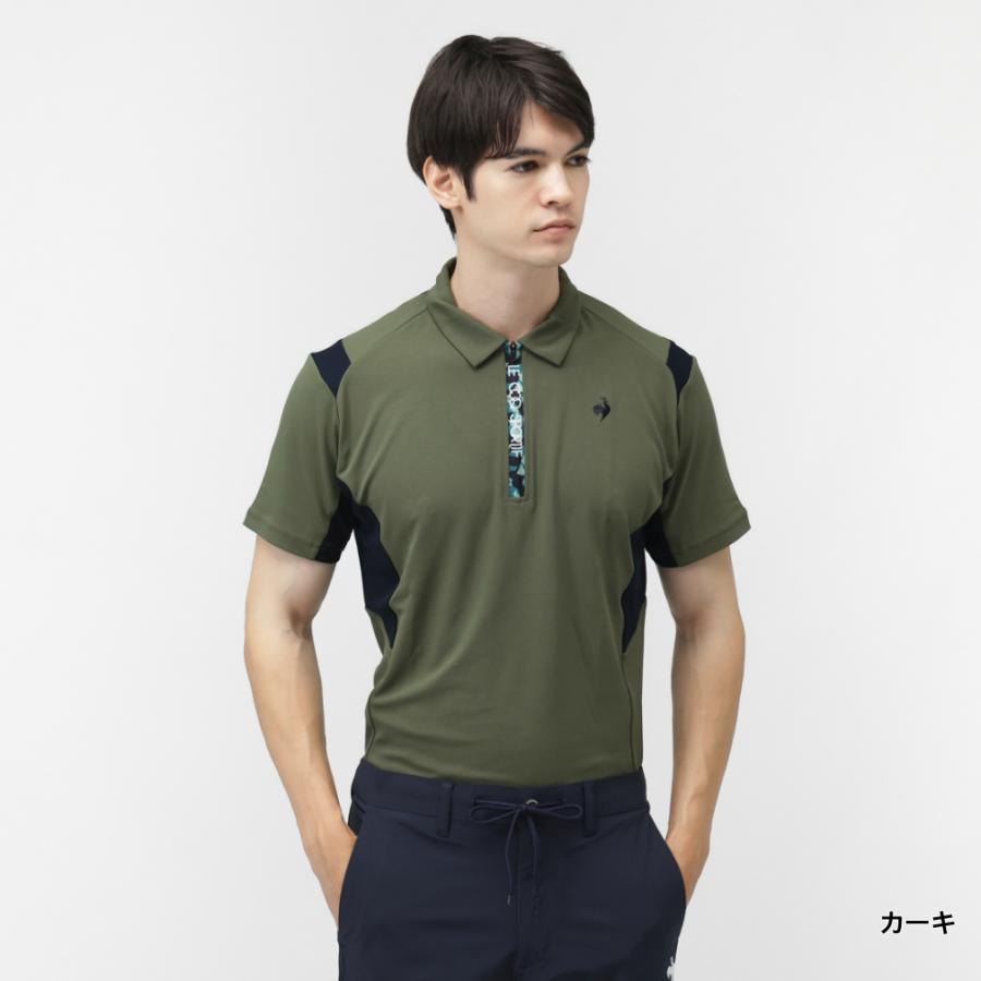 ゴルフ メンズ ジーフォア トップス 半袖 シャツ カットソー（グリーン） le coq sportif GOLF（ルコックスポルティフ ゴルフ） ルコック