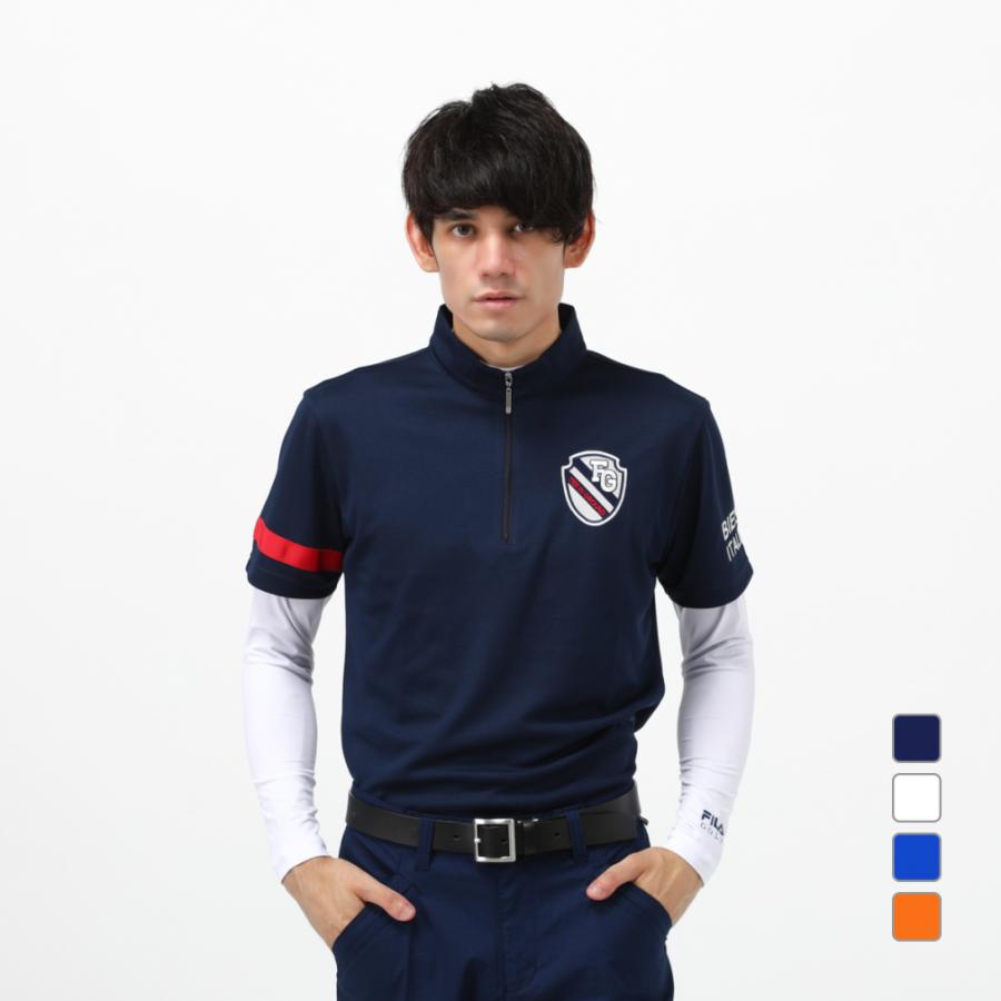 FILA（フィラ） ゴルフウェア 半袖シャツ 秋 冬 ハーフZIP+インナー