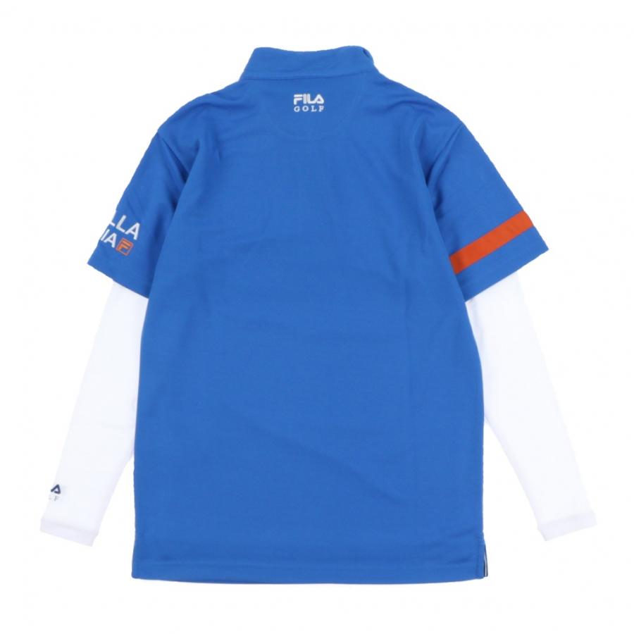 FILA（フィラ） ゴルフウェア 半袖シャツ 秋 冬 ハーフZIP+インナー