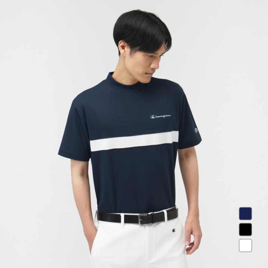 Champion（チャンピオン） ゴルフウェア 半袖シャツ 秋 冬 モック