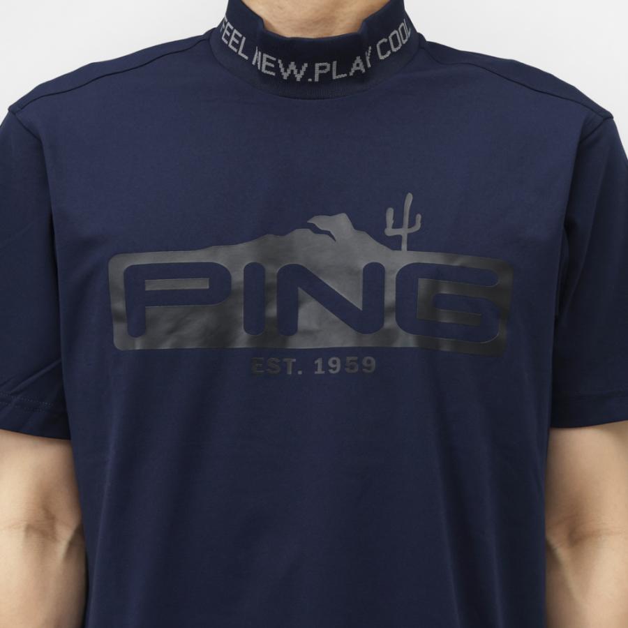 PING（ピン） ゴルフウェア 半袖シャツ 秋 冬 24FWストレッチカノコ