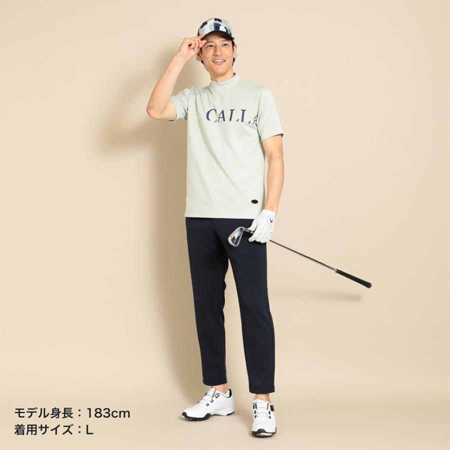 キャロウェイ ゴルフウェア 半袖シャツ 秋 冬 半袖モックネック シャツ C23234101 メンズ Callaway｜alpen-group｜13