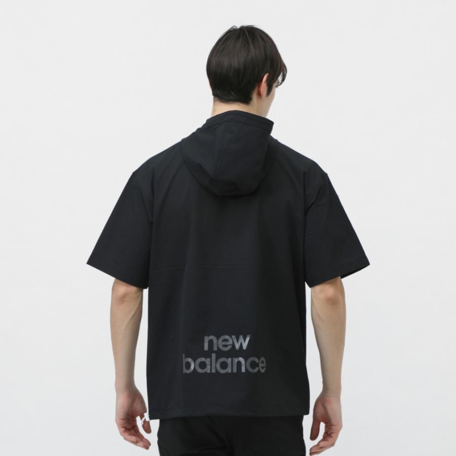 new balance ゴルフ上下ウェア 黒 New Balance（ニューバランス） ゴルフウェア 半袖ウインドブレーカー