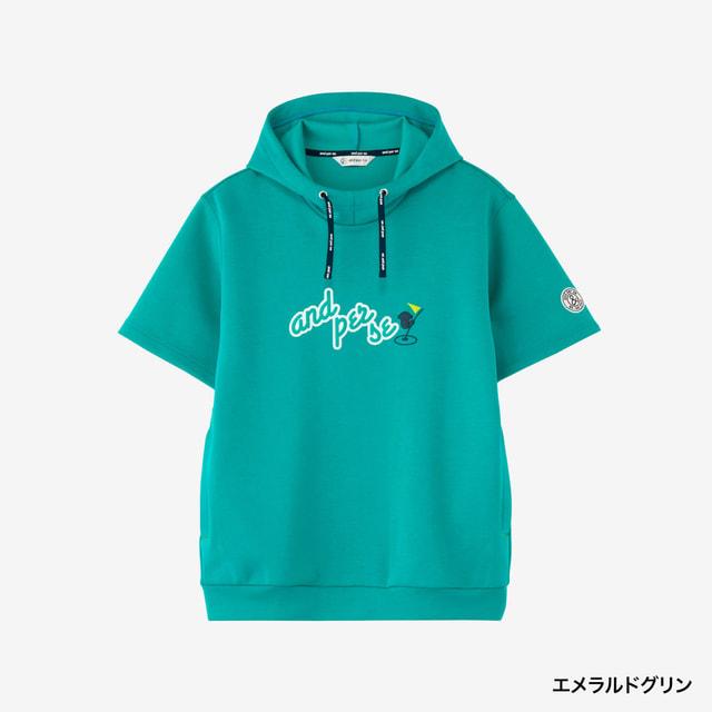 and per se（アンパスィ） ゴルフウェア 半袖トレーナー 秋 冬