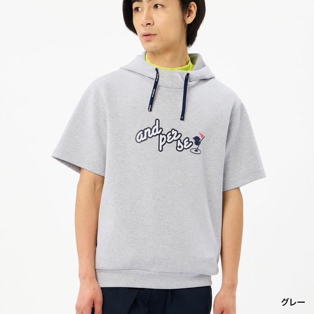 and per se（アンパスィ） ゴルフウェア 半袖トレーナー 秋 冬