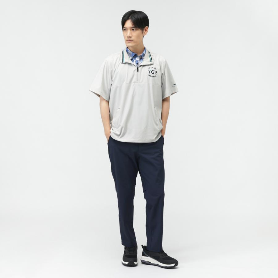 TIGORA（ティゴラ） ゴルフウェア 半袖ウインドブレーカー 秋 冬 撥水