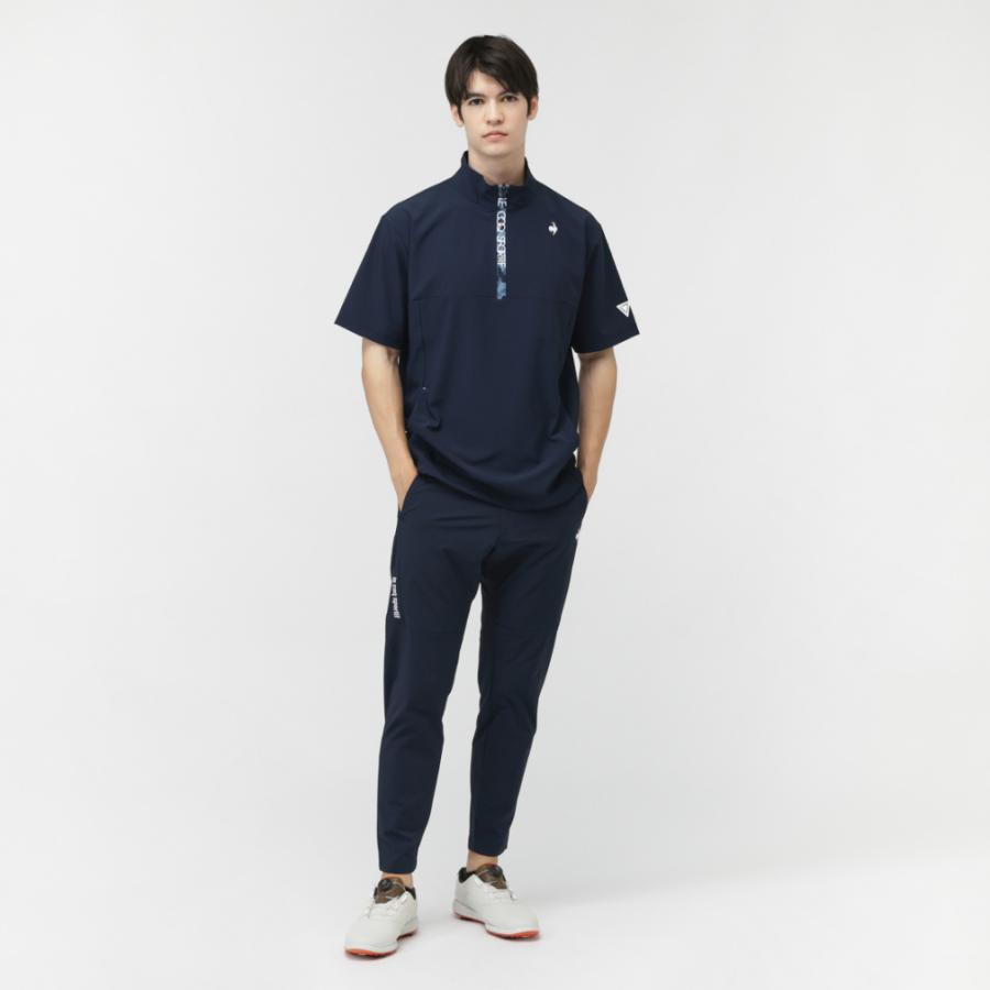 美品 le coq sportif GOLF 半袖 暴風ジャケット サイズM 黒 美品 le coq sportif GOLF 半袖 暴風ジャケット サイズM 黒 美品