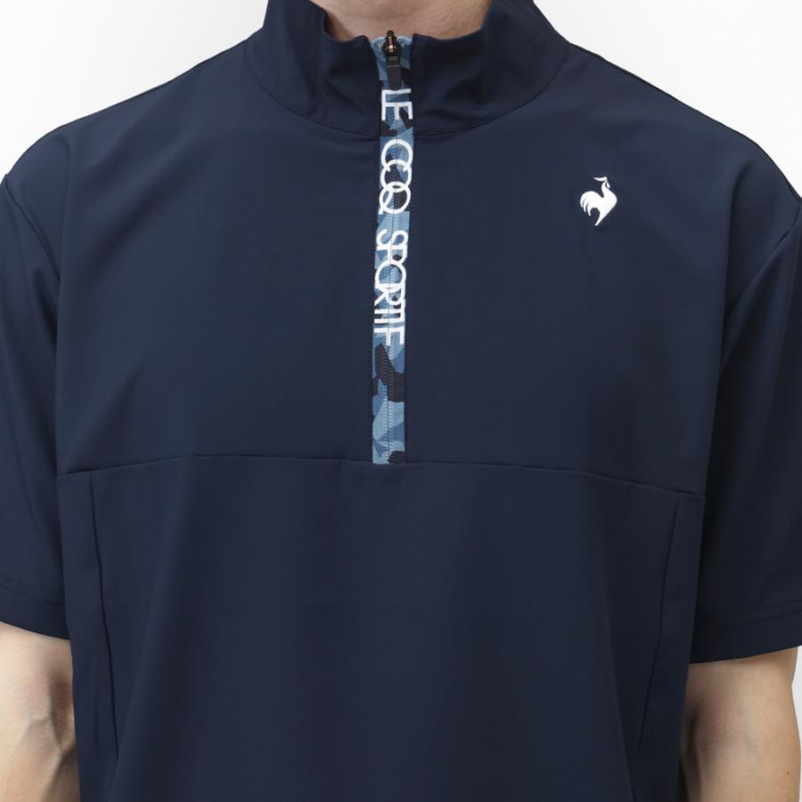 美品 le coq sportif GOLF 半袖 暴風ジャケット サイズM 黒 美品 le coq sportif GOLF 半袖 暴風ジャケット サイズM 黒 美品